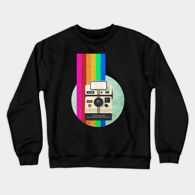 Polaroid Camera Crewneck Sweatshirt by SrabonArafat